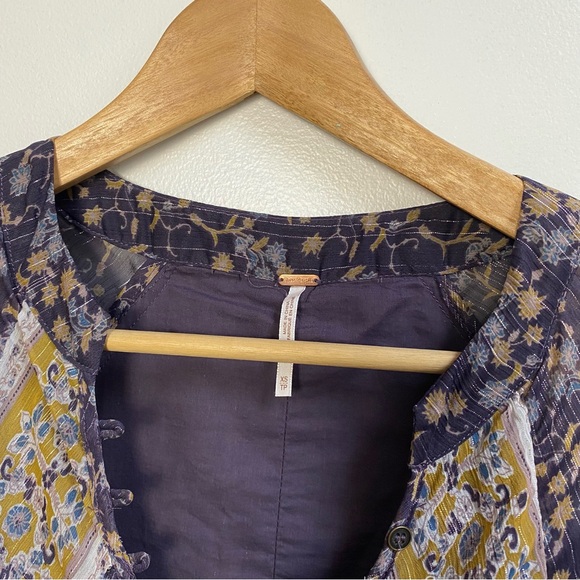 Free People Melody Laughter LS Midi Floral Short Dress - Picture 4 of 5